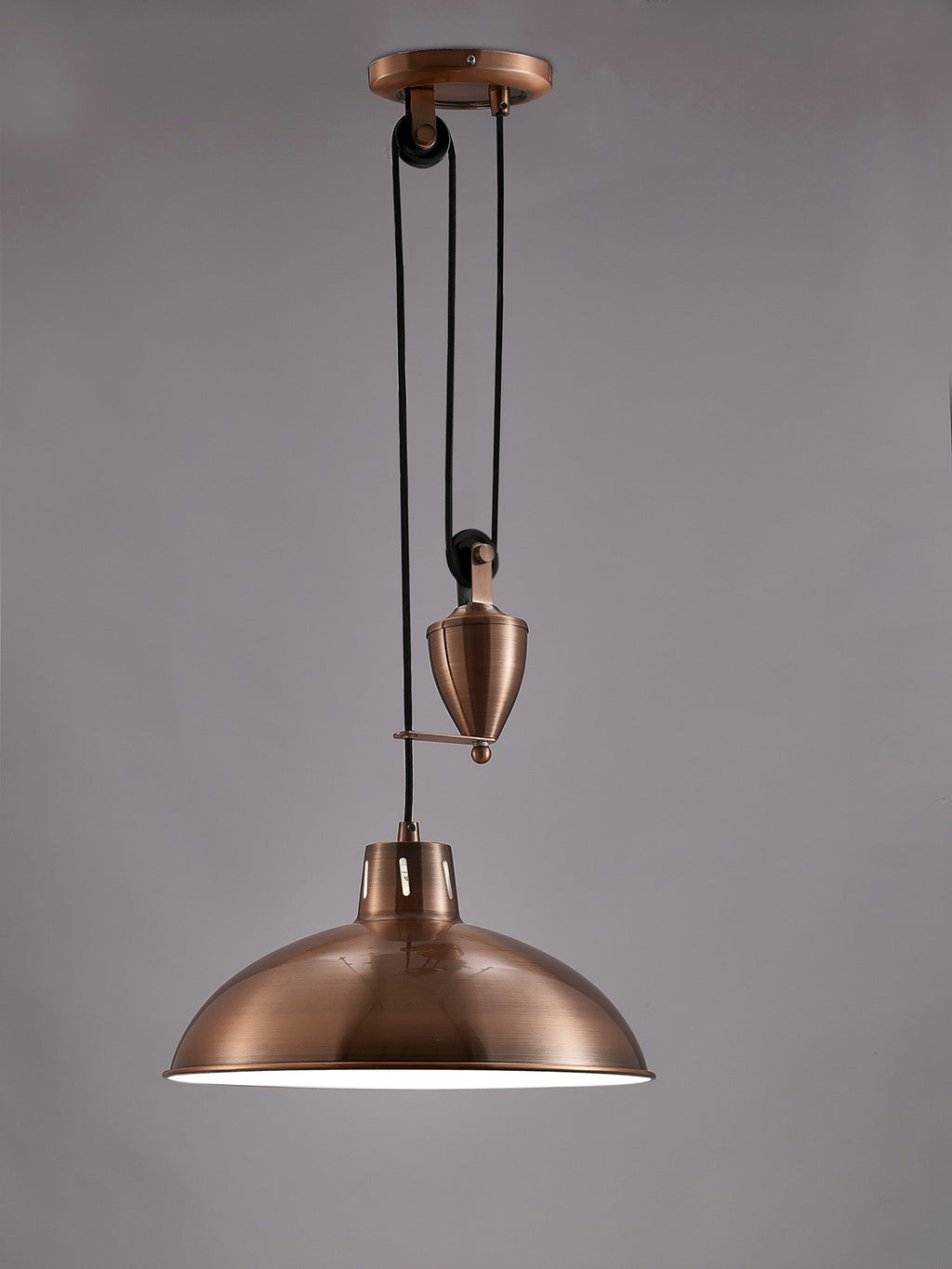 Deco - Wellington Pulley System Pendant - Luminosity Designs Ltd