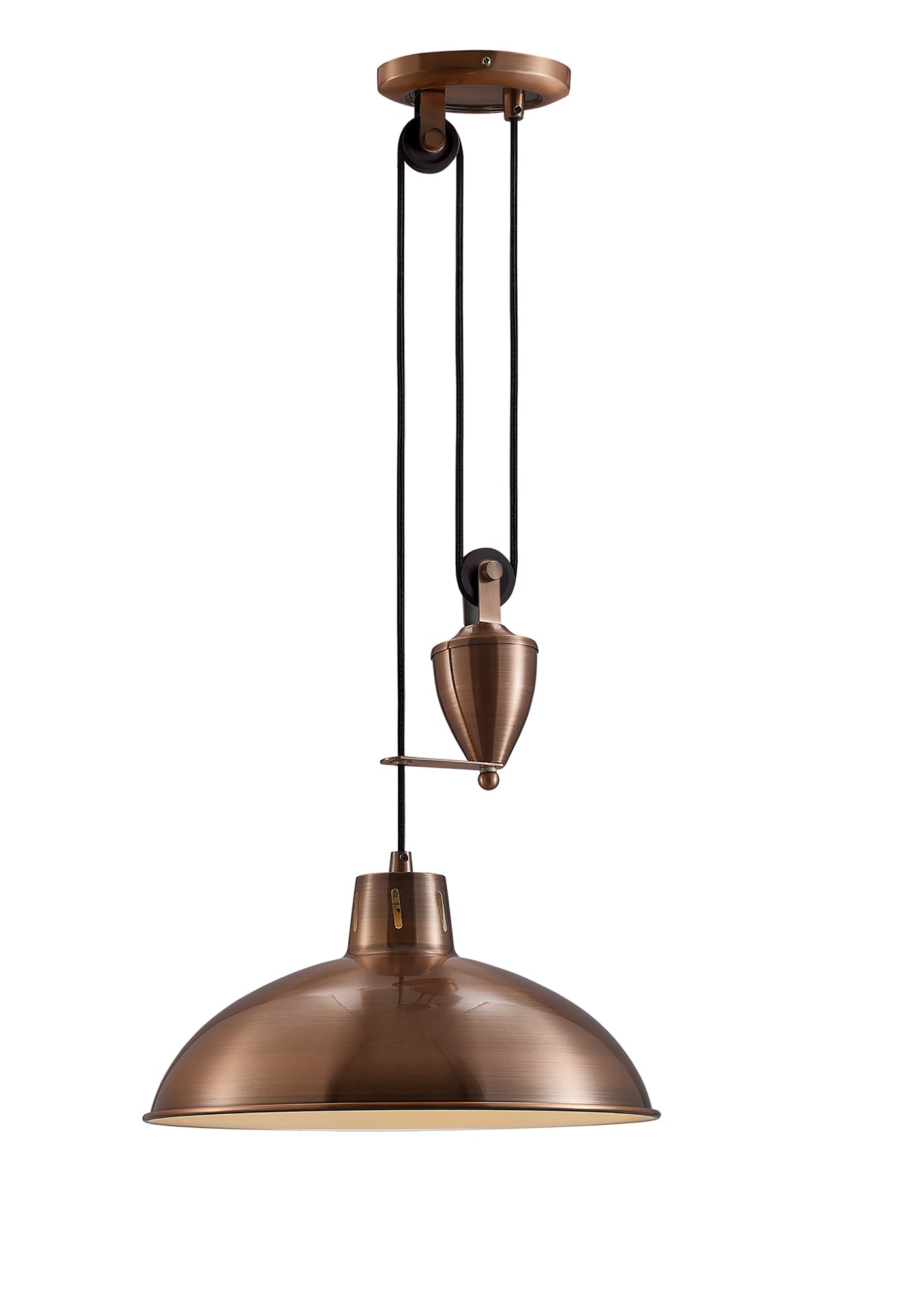 Deco - Wellington Pulley System Pendant - Luminosity Designs Ltd
