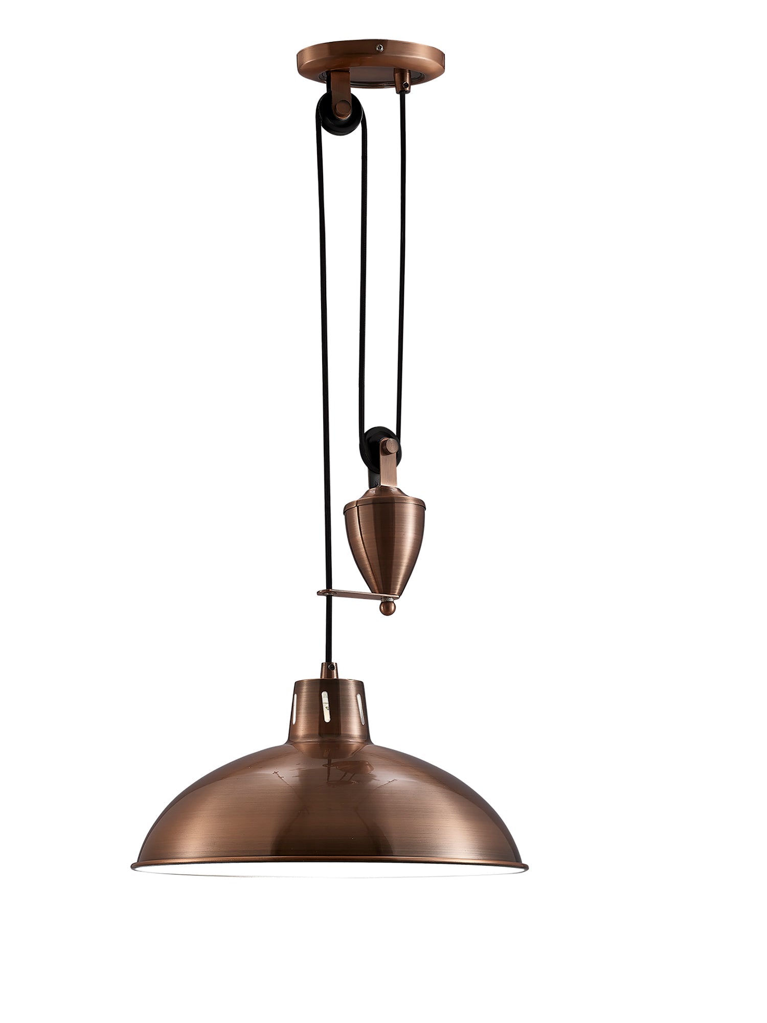 Deco - Wellington Pulley System Pendant - Luminosity Designs Ltd