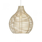 Oaks Lighting - Wels Natural Rattan Eco Friendly East Fit Pendant Shade - Luminosity Designs Ltd
