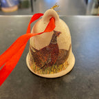 Luminosity Designs - Wildlife Vintage Style Ceramic Bell Decoration - Luminosity Designs Ltd