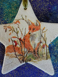 Luminosity Designs - Wildlife Vintage Style Ceramic Star Decoration - Luminosity Designs Ltd