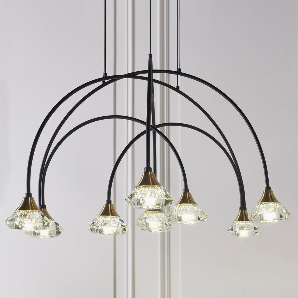 Luminosity Designs - Willow Circular Curving Pendant - Luminosity Designs Ltd