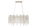 Diyas - Wisteria 12 Light Cascading Oval Chandelier - Luminosity Designs Ltd