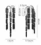 Diyas - Wisteria Cascading Wall Light - Luminosity Designs Ltd