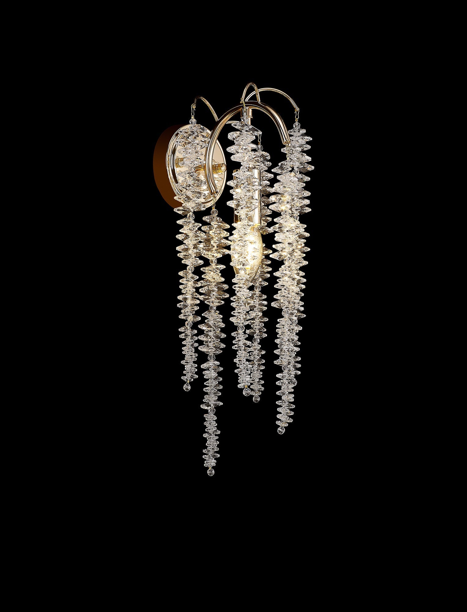 Diyas - Wisteria Cascading Wall Light - Luminosity Designs Ltd