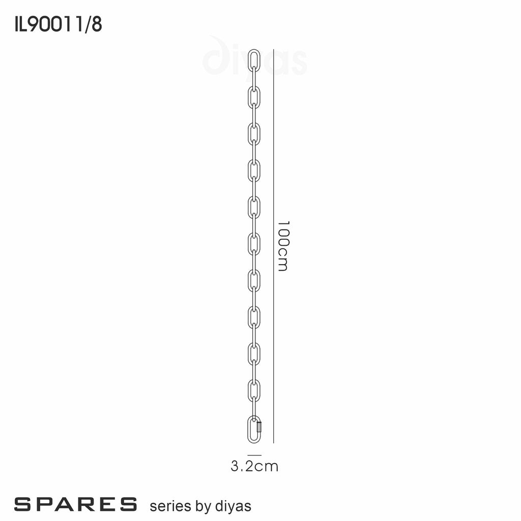 Diyas - XL Heavy Duty Lighting Chain - Luminosity Designs Ltd