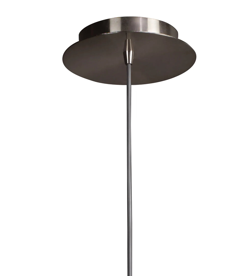 Mantra - Zack Pendant 1 Light E27, Satin Nickel - Luminosity Designs Ltd