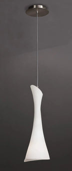 Mantra - Zack Pendant 1 Light E27, Satin Nickel - Luminosity Designs Ltd