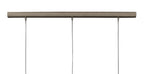 Mantra - Zack Satin Nickel Linear Pendant, 3 Light E27 with Opal Glass (Mantra M0771) - Luminosity Designs Ltd