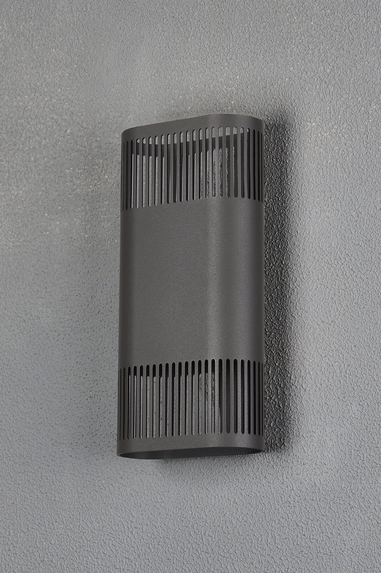 Luminosity Designs Ltd - Zane Wall Lamp With 125 x 260mm Mesh Line Pattern Shade, 2 x 6.5W LED, 3000K, 900lm, IP65 - Luminosity Designs Ltd
