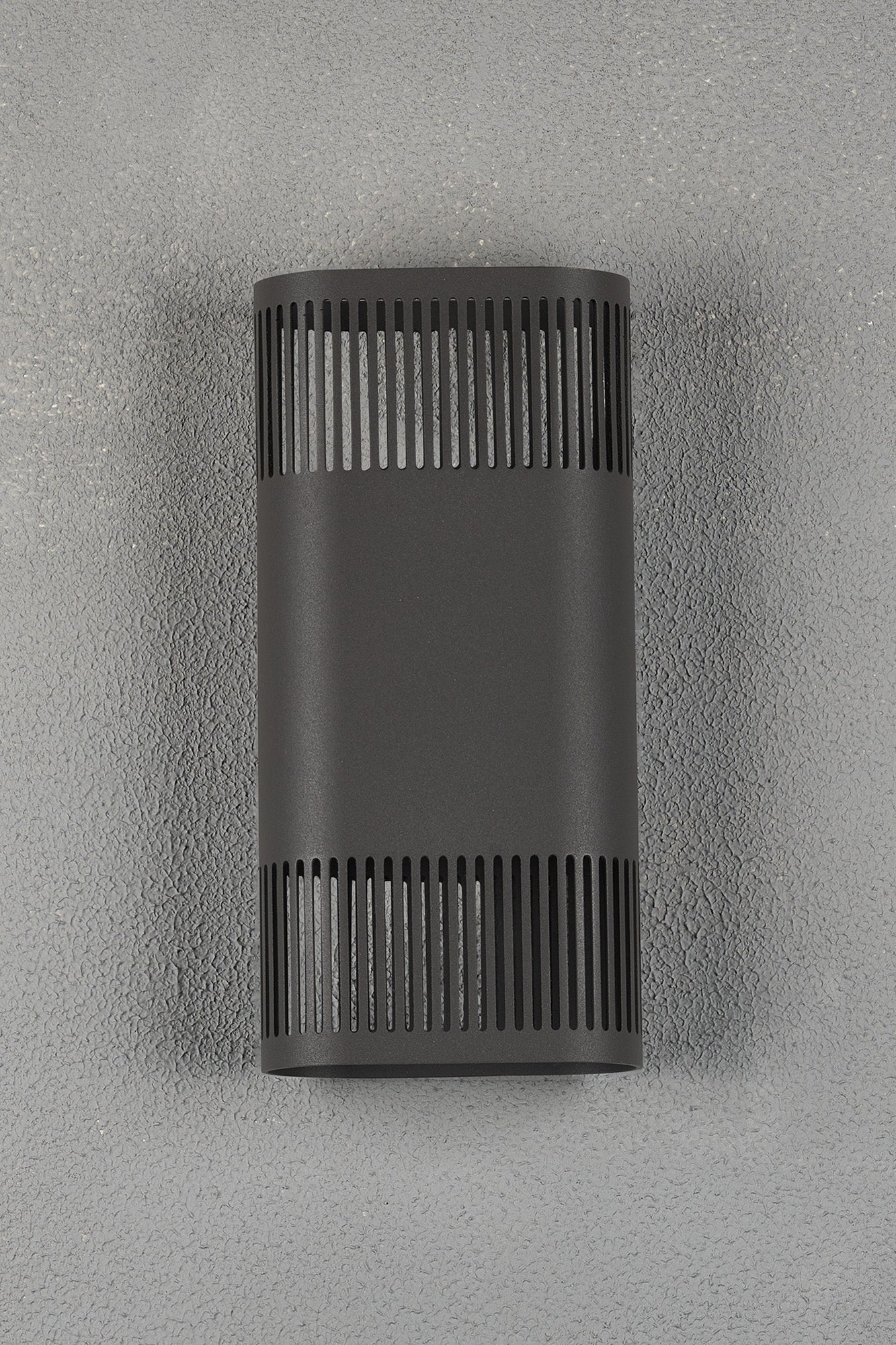 Luminosity Designs Ltd - Zane Wall Lamp With 125 x 260mm Mesh Line Pattern Shade, 2 x 6.5W LED, 3000K, 900lm, IP65 - Luminosity Designs Ltd