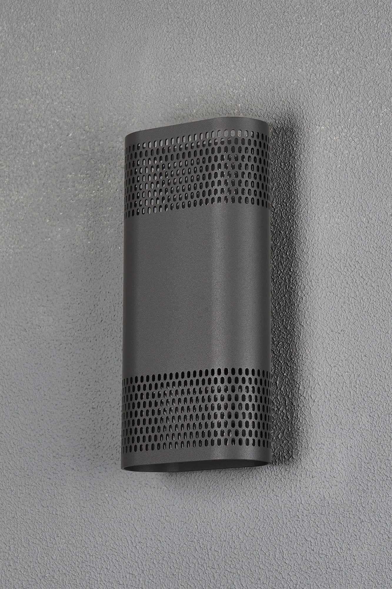 Luminosity Designs Ltd - Zane Wall Lamp With 125 x 260mm Mesh Oval Pattern Shade, 2 x 6.5W LED, 3000K, 900lm, IP65 - Luminosity Designs Ltd