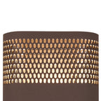 Luminosity Designs Ltd - Zane Wall Lamp With 125 x 260mm Mesh Oval Pattern Shade, 2 x 6.5W LED, 3000K, 900lm, IP65 - Luminosity Designs Ltd