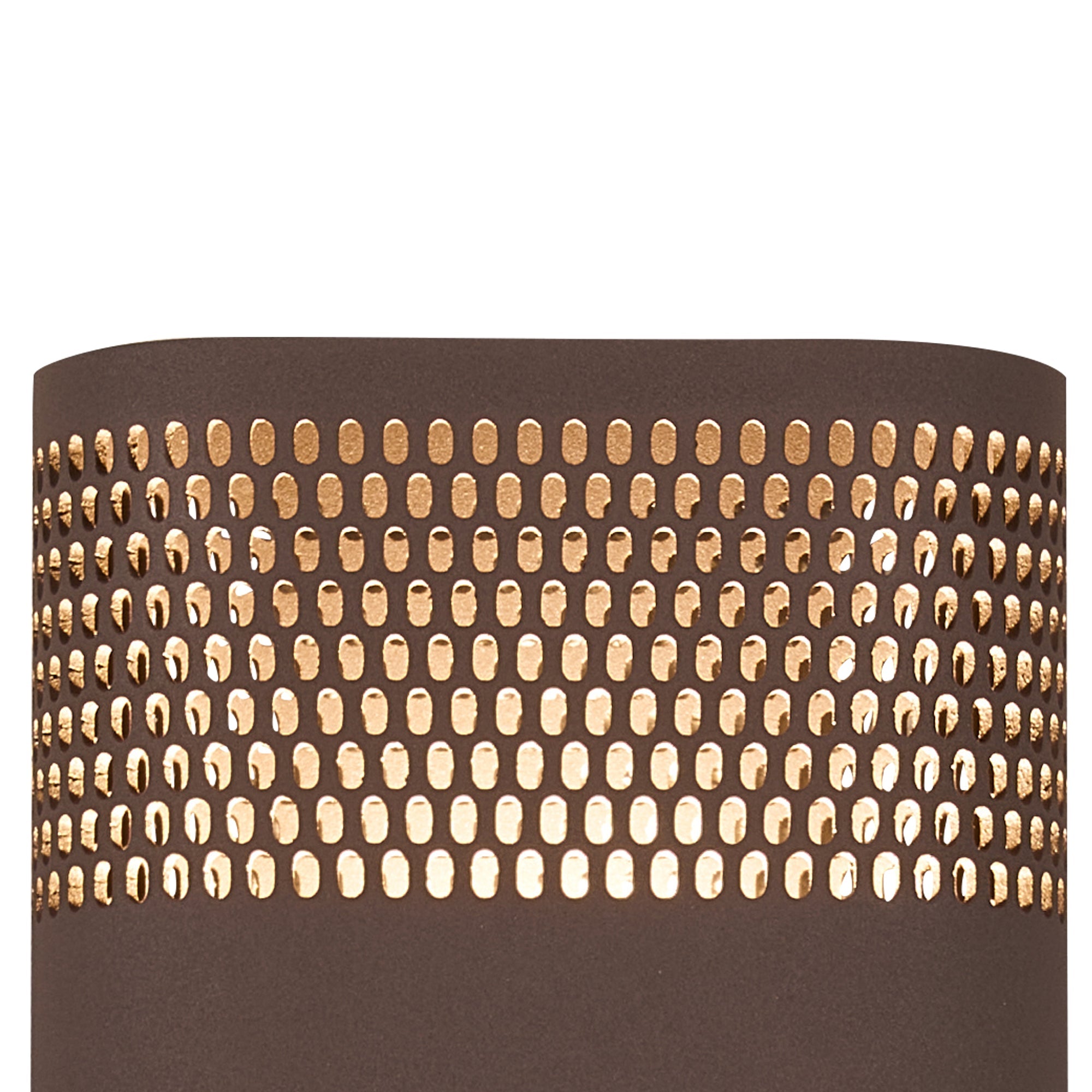 Luminosity Designs Ltd - Zane Wall Lamp With 125 x 260mm Mesh Oval Pattern Shade, 2 x 6.5W LED, 3000K, 900lm, IP65 - Luminosity Designs Ltd