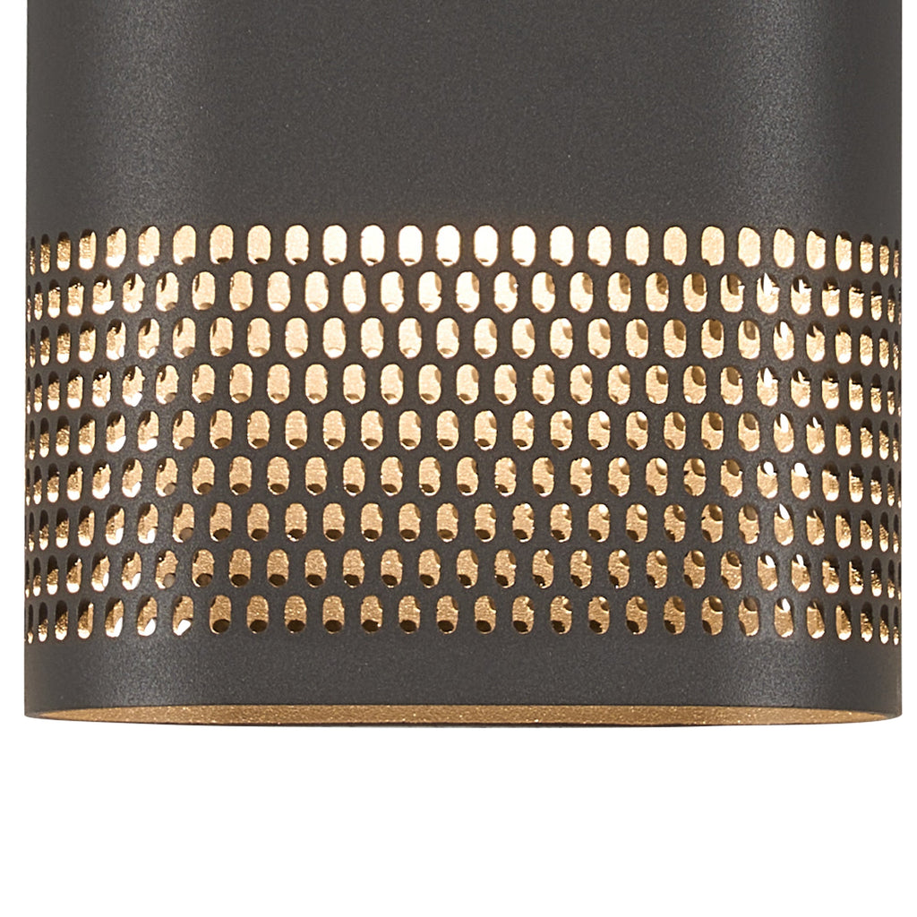 Luminosity Designs Ltd - Zane Wall Lamp With 125 x 260mm Mesh Oval Pattern Shade, 2 x 6.5W LED, 3000K, 900lm, IP65 - Luminosity Designs Ltd