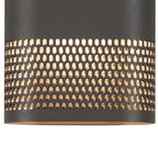 Luminosity Designs Ltd - Zane Wall Lamp With 125 x 260mm Mesh Oval Pattern Shade, 2 x 6.5W LED, 3000K, 900lm, IP65 - Luminosity Designs Ltd