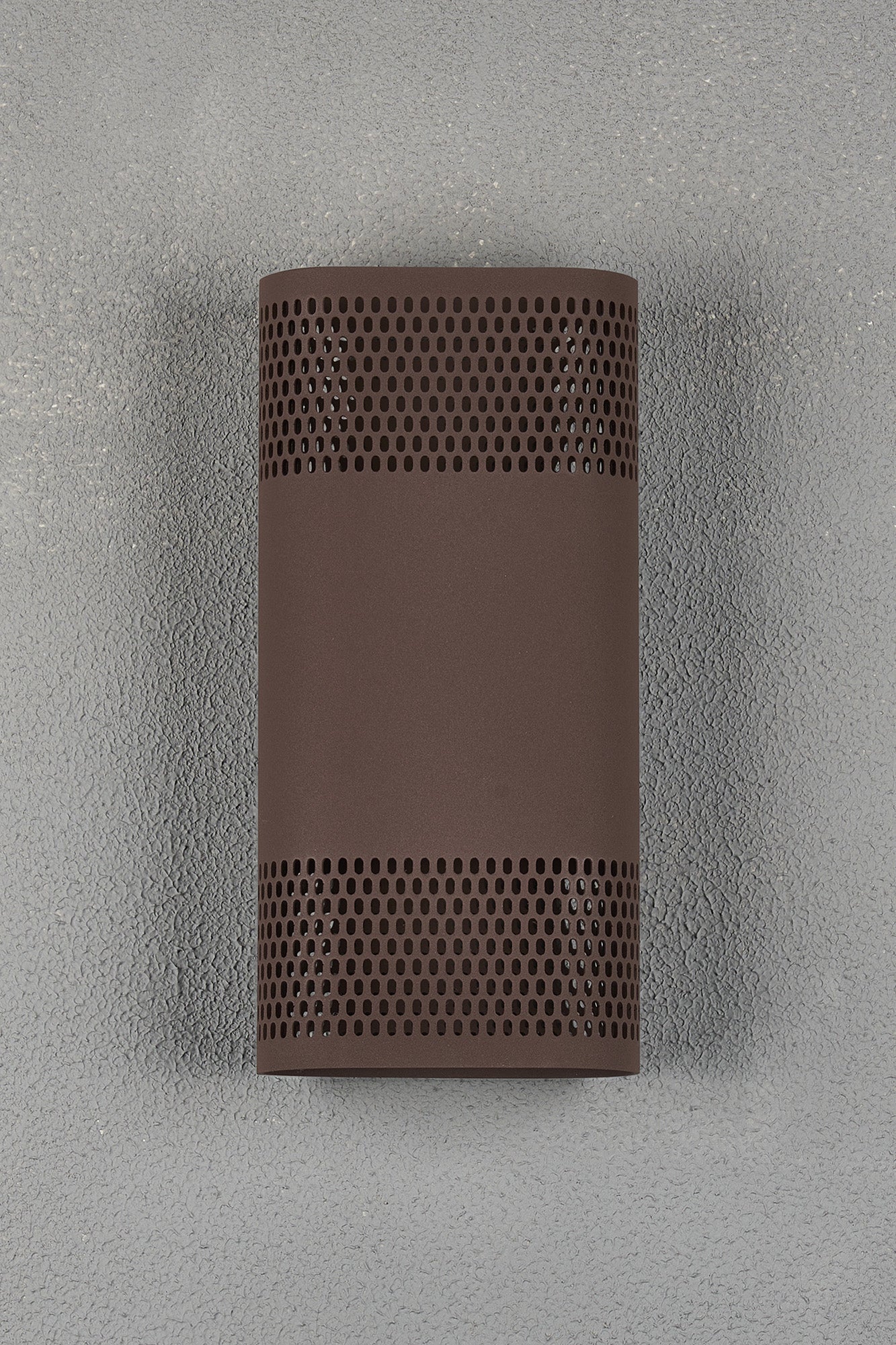 Luminosity Designs Ltd - Zane Wall Lamp With 125 x 260mm Mesh Oval Pattern Shade, 2 x 6.5W LED, 3000K, 900lm, IP65 - Luminosity Designs Ltd