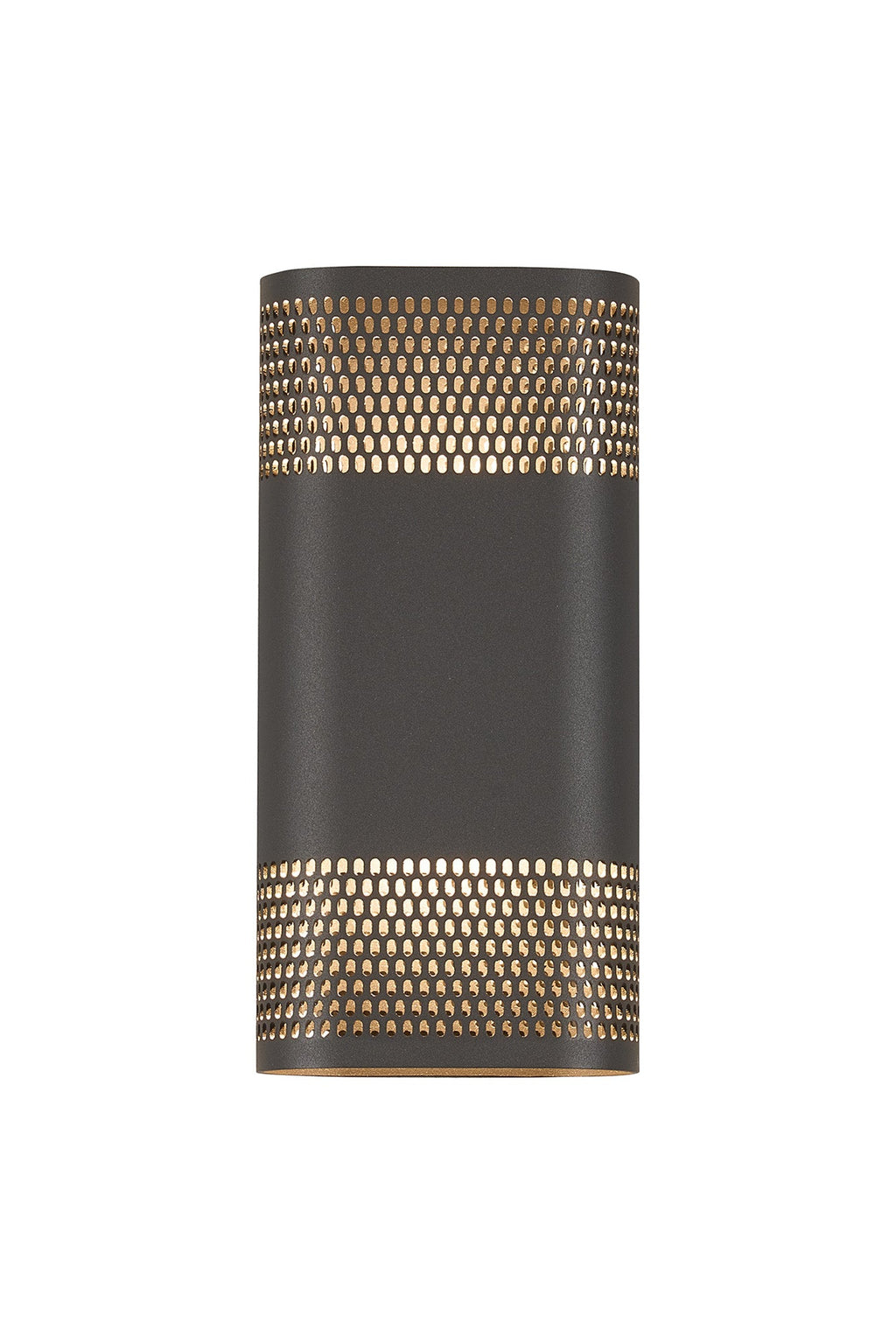 Luminosity Designs Ltd - Zane Wall Lamp With 125 x 260mm Mesh Oval Pattern Shade, 2 x 6.5W LED, 3000K, 900lm, IP65 - Luminosity Designs Ltd