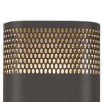 Luminosity Designs Ltd - Zane Wall Lamp With 125 x 260mm Mesh Oval Pattern Shade, 2 x 6.5W LED, 3000K, 900lm, IP65 - Luminosity Designs Ltd
