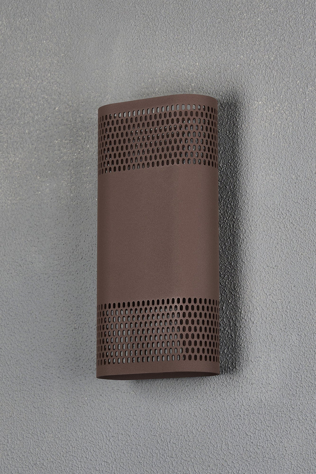 Luminosity Designs Ltd - Zane Wall Lamp With 125 x 260mm Mesh Oval Pattern Shade, 2 x 6.5W LED, 3000K, 900lm, IP65 - Luminosity Designs Ltd
