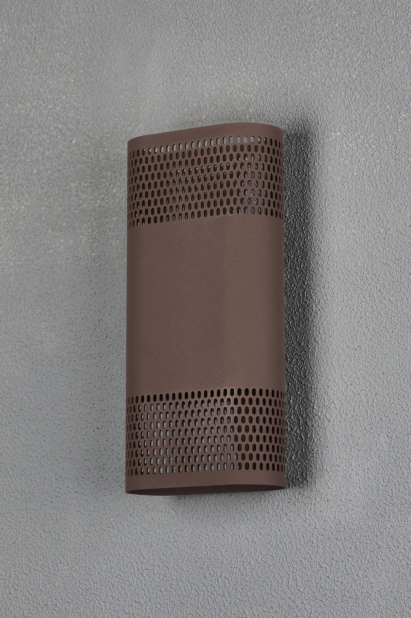 Luminosity Designs Ltd - Zane Wall Lamp With 125 x 260mm Mesh Oval Pattern Shade, 2 x 6.5W LED, 3000K, 900lm, IP65 - Luminosity Designs Ltd