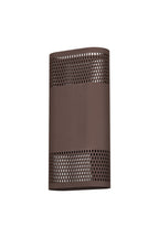 Luminosity Designs Ltd - Zane Wall Lamp With 125 x 260mm Mesh Oval Pattern Shade, 2 x 6.5W LED, 3000K, 900lm, IP65 - Luminosity Designs Ltd