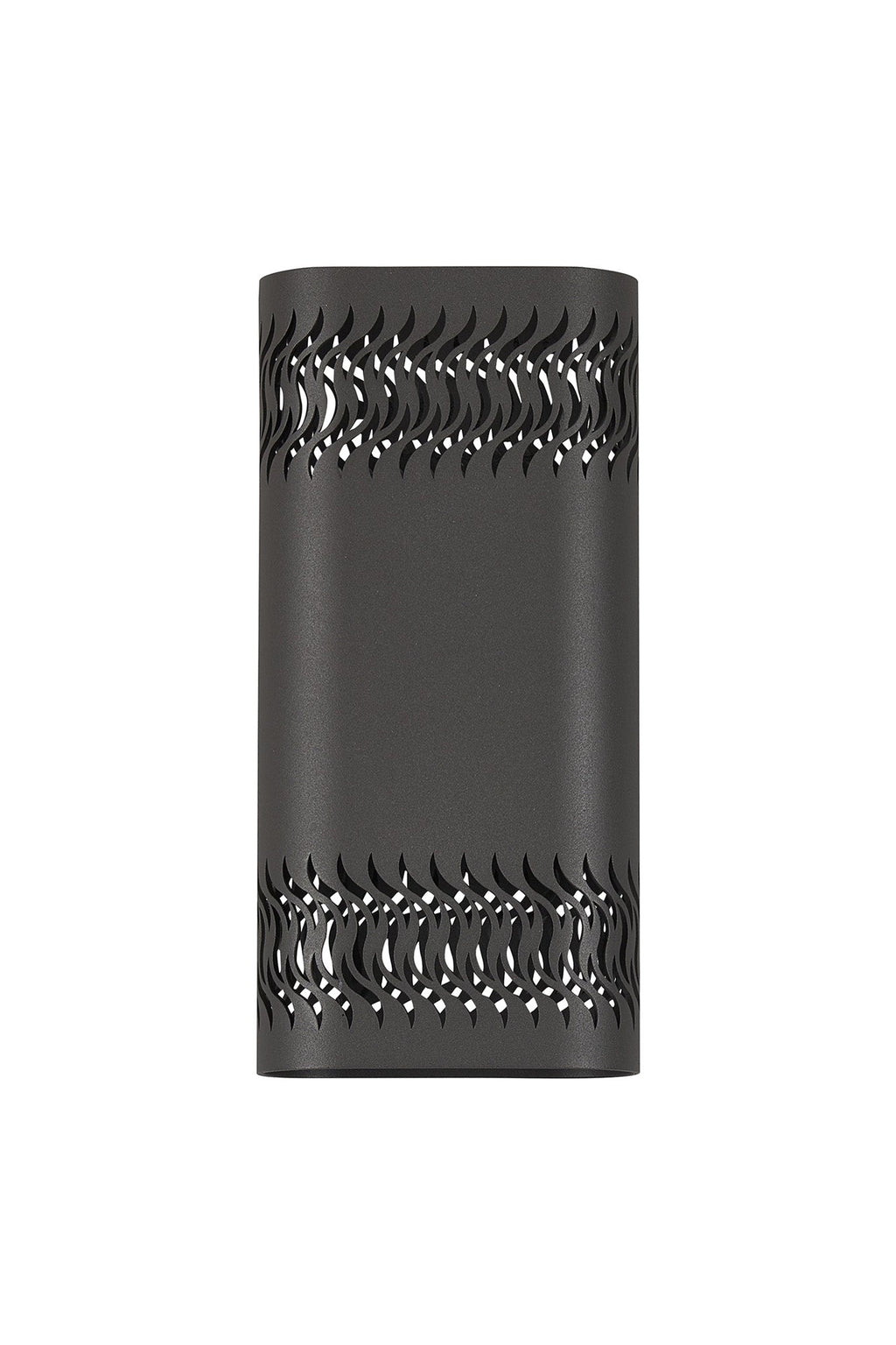 Luminosity Designs Ltd - Zane Wall Lamp With 125 x 260mm Mesh Waves Pattern Shade, 2 x 6.5W LED, 3000K, 900lm, IP65 - Luminosity Designs Ltd