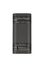 Luminosity Designs Ltd - Zane Wall Lamp With 125 x 260mm Mesh Waves Pattern Shade, 2 x 6.5W LED, 3000K, 900lm, IP65 - Luminosity Designs Ltd