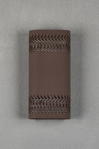 Luminosity Designs Ltd - Zane Wall Lamp With 125 x 260mm Mesh Waves Pattern Shade, 2 x 6.5W LED, 3000K, 900lm, IP65 - Luminosity Designs Ltd