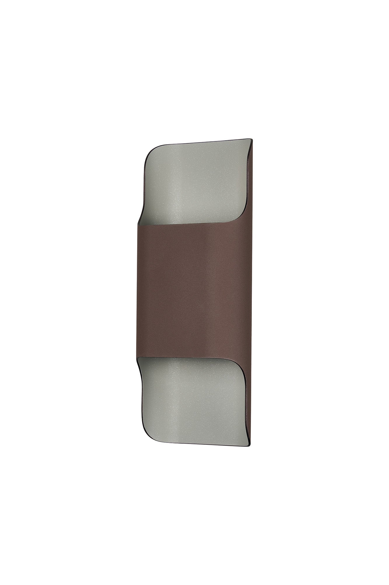 Luminosity Designs Ltd - Zane Wall Lamp With 125 x 305mm Even Open Curve Shade, 2 x 6.5W LED, 3000K, 900lm, IP65 - Luminosity Designs Ltd