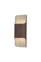 Luminosity Designs Ltd - Zane Wall Lamp With 125 x 305mm Even Open Curve Shade, 2 x 6.5W LED, 3000K, 900lm, IP65 - Luminosity Designs Ltd