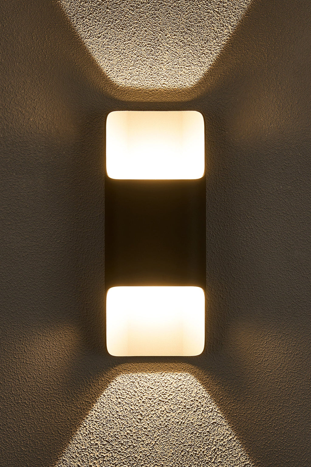 Luminosity Designs Ltd - Zane Wall Lamp With 125 x 305mm Even Open Curve Shade, 2 x 6.5W LED, 3000K, 900lm, IP65 - Luminosity Designs Ltd
