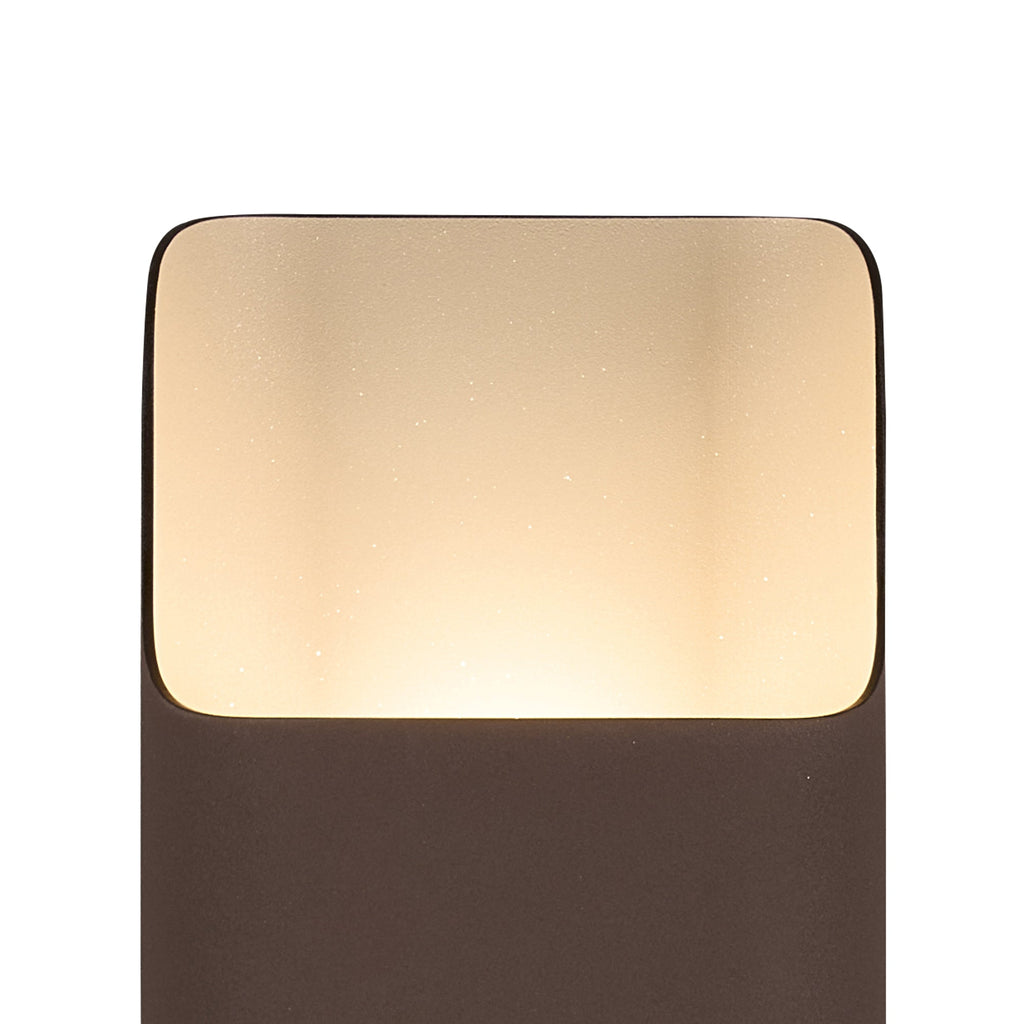 Luminosity Designs Ltd - Zane Wall Lamp With 125 x 305mm Even Open Curve Shade, 2 x 6.5W LED, 3000K, 900lm, IP65 - Luminosity Designs Ltd