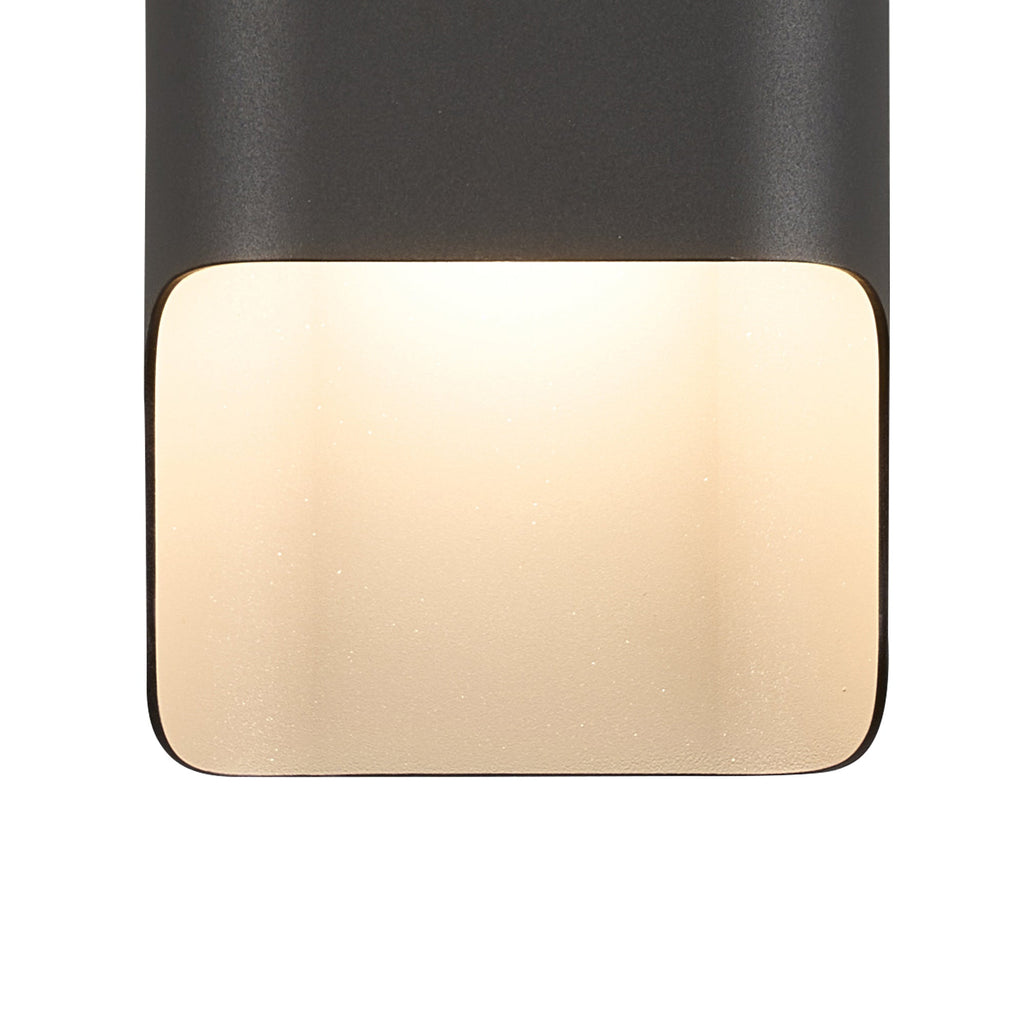 Luminosity Designs Ltd - Zane Wall Lamp With 125 x 305mm Even Open Curve Shade, 2 x 6.5W LED, 3000K, 900lm, IP65 - Luminosity Designs Ltd