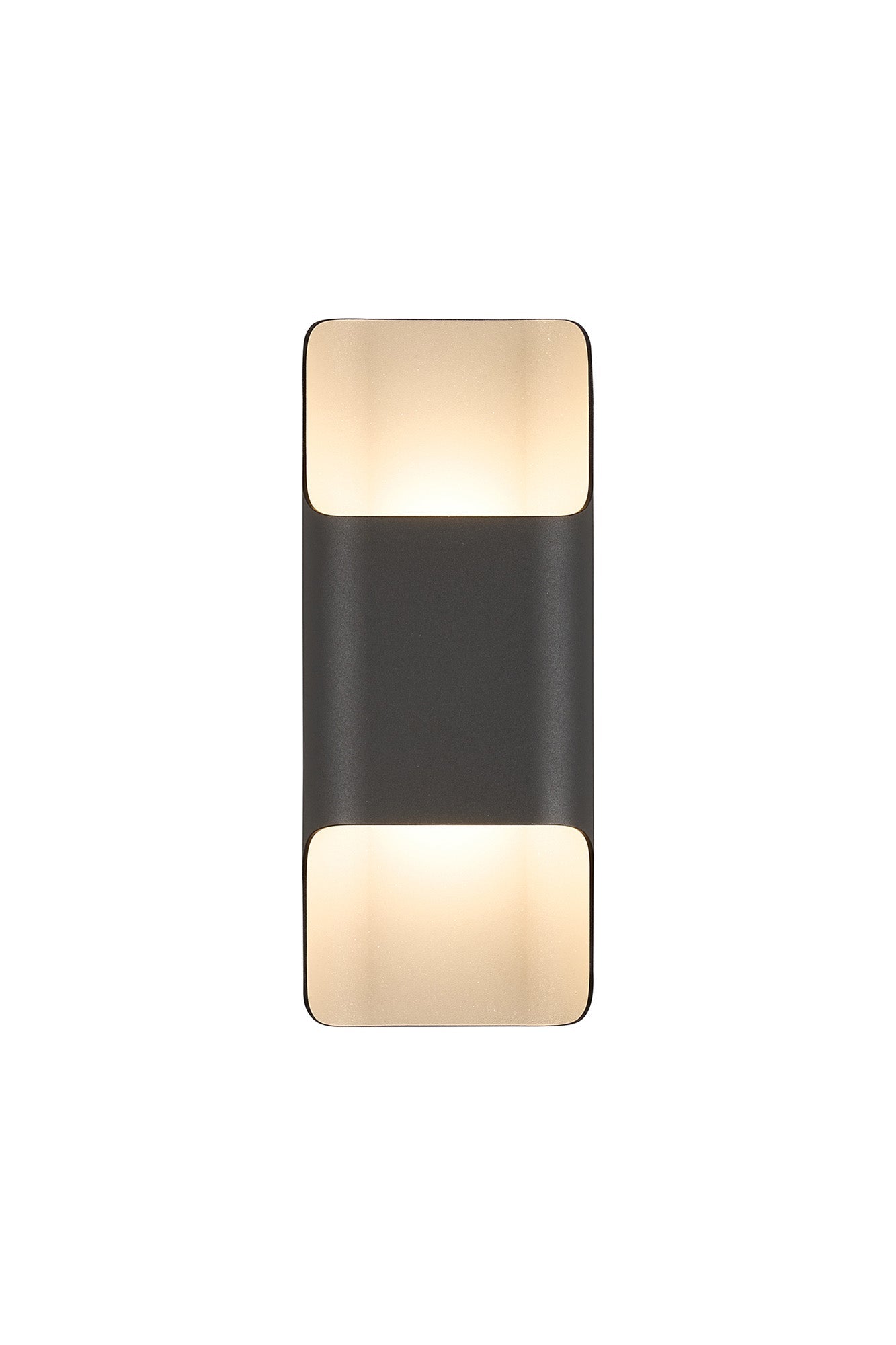 Luminosity Designs Ltd - Zane Wall Lamp With 125 x 305mm Even Open Curve Shade, 2 x 6.5W LED, 3000K, 900lm, IP65 - Luminosity Designs Ltd