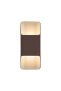 Luminosity Designs Ltd - Zane Wall Lamp With 125 x 305mm Even Open Curve Shade, 2 x 6.5W LED, 3000K, 900lm, IP65 - Luminosity Designs Ltd