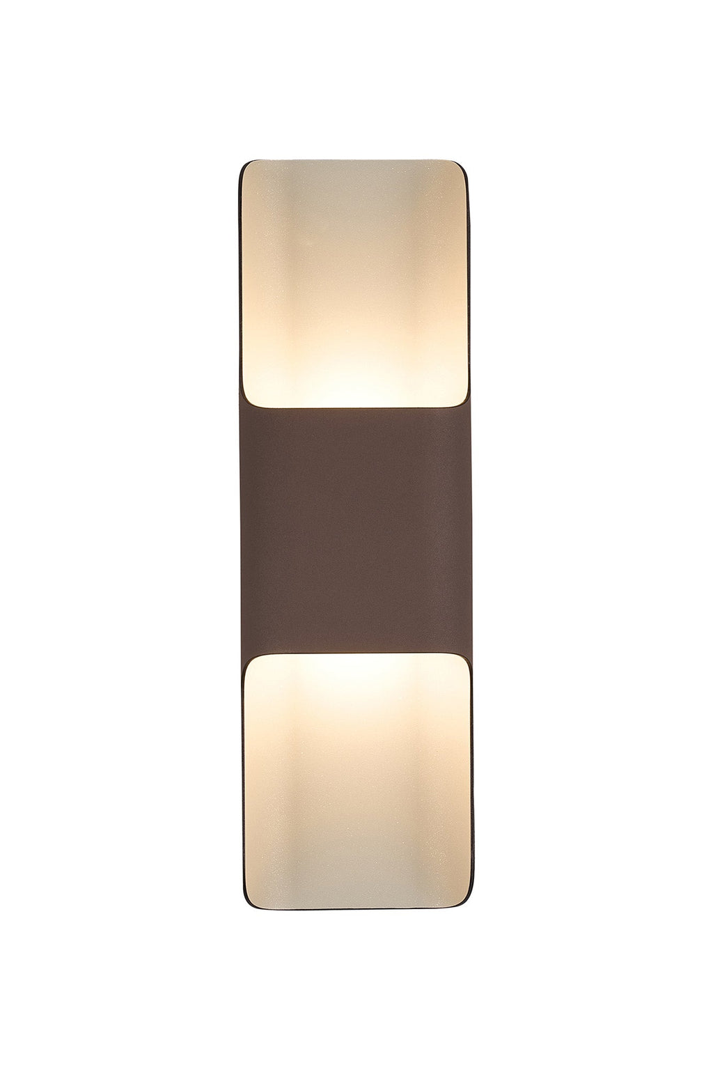 Luminosity Designs Ltd - Zane Wall Lamp With 125 x 403mm Even Open Curve Shade, 2 x 6.5W LED, 3000K, 900lm, IP65 - Luminosity Designs Ltd
