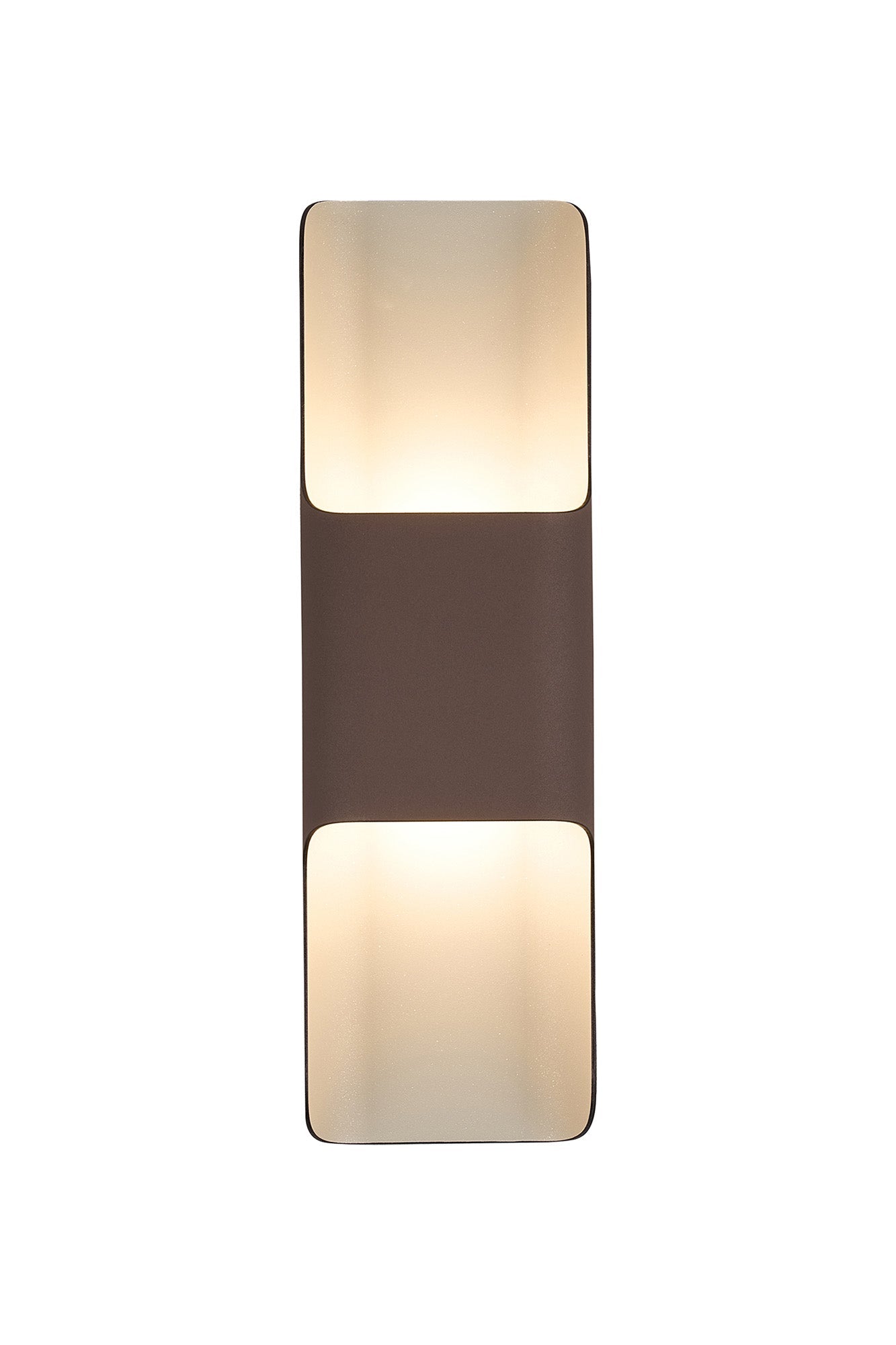 Luminosity Designs Ltd - Zane Wall Lamp With 125 x 403mm Even Open Curve Shade, 2 x 6.5W LED, 3000K, 900lm, IP65 - Luminosity Designs Ltd