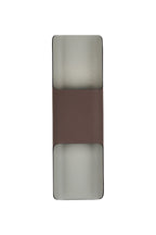 Luminosity Designs Ltd - Zane Wall Lamp With 125 x 403mm Even Open Curve Shade, 2 x 6.5W LED, 3000K, 900lm, IP65 - Luminosity Designs Ltd