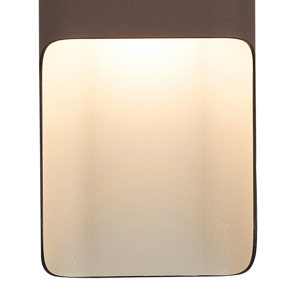 Luminosity Designs Ltd - Zane Wall Lamp With 125 x 403mm Even Open Curve Shade, 2 x 6.5W LED, 3000K, 900lm, IP65 - Luminosity Designs Ltd