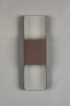 Luminosity Designs Ltd - Zane Wall Lamp With 125 x 403mm Even Open Curve Shade, 2 x 6.5W LED, 3000K, 900lm, IP65 - Luminosity Designs Ltd