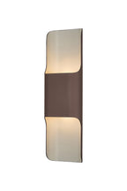Luminosity Designs Ltd - Zane Wall Lamp With 125 x 403mm Even Open Curve Shade, 2 x 6.5W LED, 3000K, 900lm, IP65 - Luminosity Designs Ltd