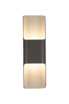 Luminosity Designs Ltd - Zane Wall Lamp With 125 x 403mm Even Open Curve Shade, 2 x 6.5W LED, 3000K, 900lm, IP65 - Luminosity Designs Ltd