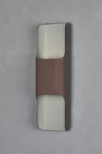 Luminosity Designs Ltd - Zane Wall Lamp With 125 x 403mm Even Open Curve Shade, 2 x 6.5W LED, 3000K, 900lm, IP65 - Luminosity Designs Ltd