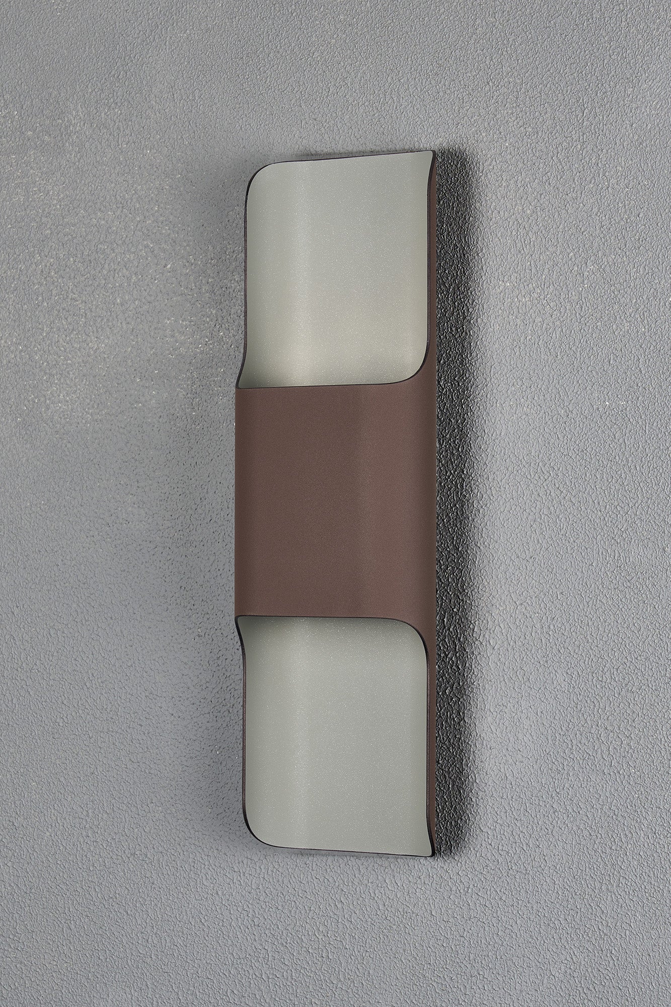 Luminosity Designs Ltd - Zane Wall Lamp With 125 x 403mm Even Open Curve Shade, 2 x 6.5W LED, 3000K, 900lm, IP65 - Luminosity Designs Ltd