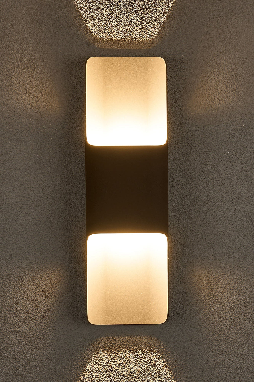 Luminosity Designs Ltd - Zane Wall Lamp With 125 x 403mm Even Open Curve Shade, 2 x 6.5W LED, 3000K, 900lm, IP65 - Luminosity Designs Ltd