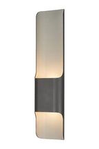 Luminosity Designs Ltd - Zane Wall Lamp With 125 x 508mm Offset Open Curve Shade, 2 x 6.5W LED, 3000K, 900lm, IP65 - Luminosity Designs Ltd