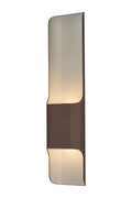 Luminosity Designs Ltd - Zane Wall Lamp With 125 x 508mm Offset Open Curve Shade, 2 x 6.5W LED, 3000K, 900lm, IP65 - Luminosity Designs Ltd
