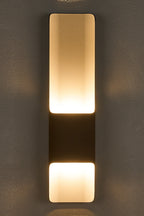 Luminosity Designs Ltd - Zane Wall Lamp With 125 x 508mm Offset Open Curve Shade, 2 x 6.5W LED, 3000K, 900lm, IP65 - Luminosity Designs Ltd